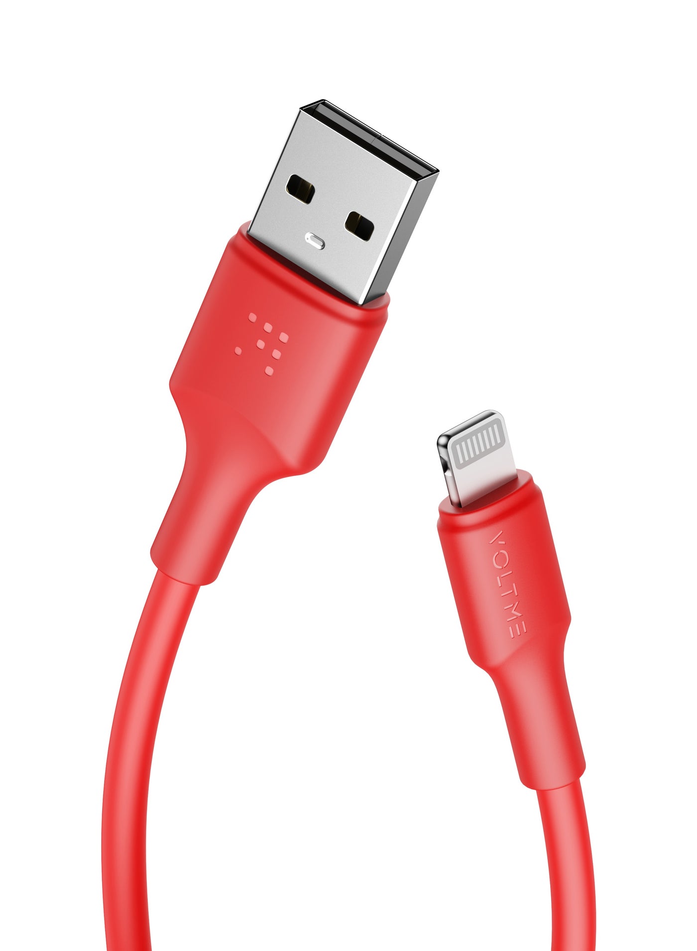 iPhone Charger Cable (1.2m) 2.4A, Lightning Cable for Fast Charging and High-Speed Data Transfer, USB Cable Compatible with iPhone 14/14 Pro/14 Plus/14 Pro Max, 13/12/11/10/9/8/7 Plus, iPad, AirPods - Red